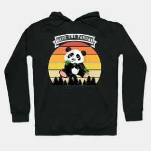 save the panda Hoodie